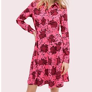 Kate Spade Bubble Dot Smocked Dress Sz 2